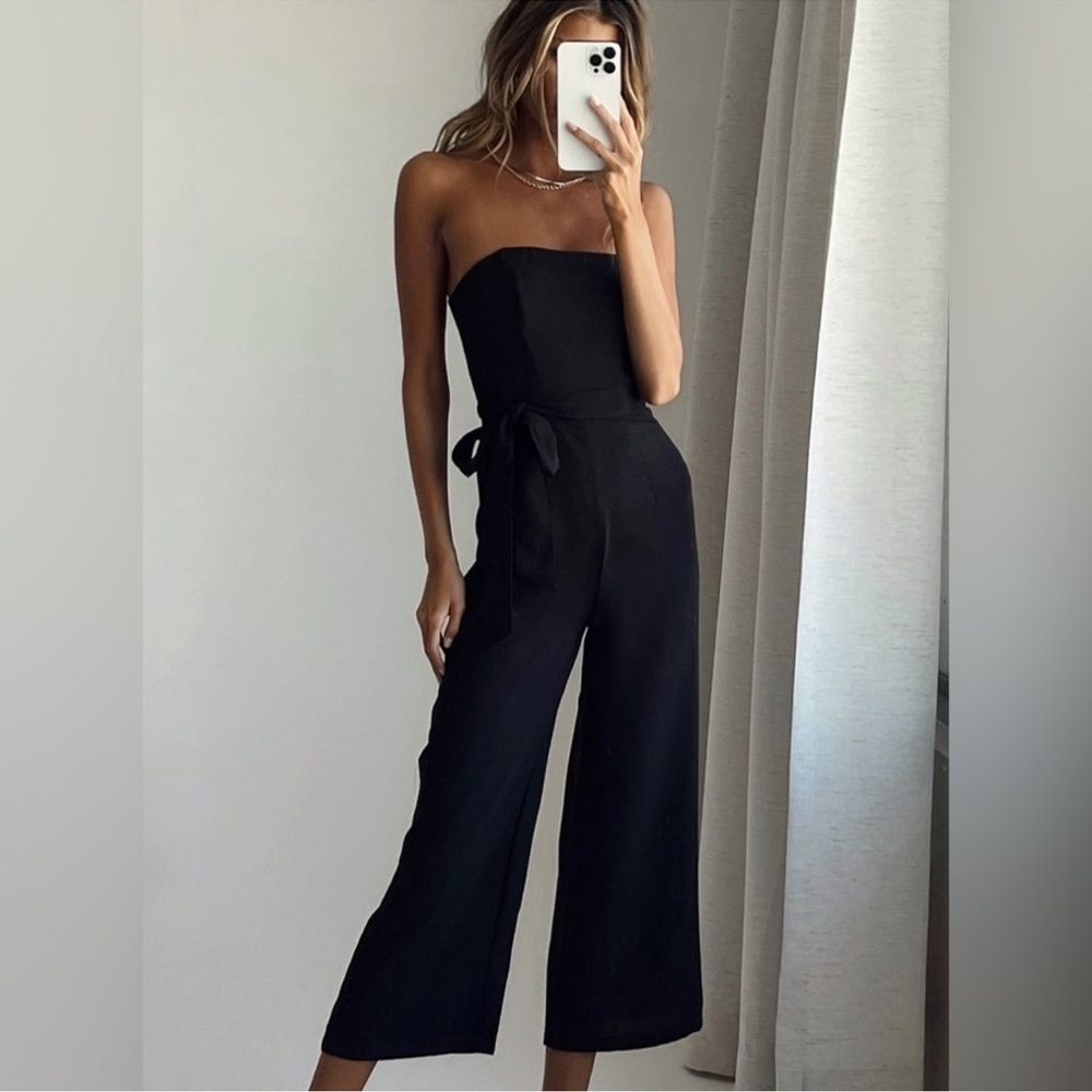 Princess Polly jumpsuit black